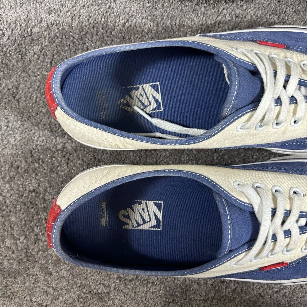 Vans Authentic Pro STV Men's Size 11.5 Navy White Athletic Skate Shoes Used - Picture 9 of 11